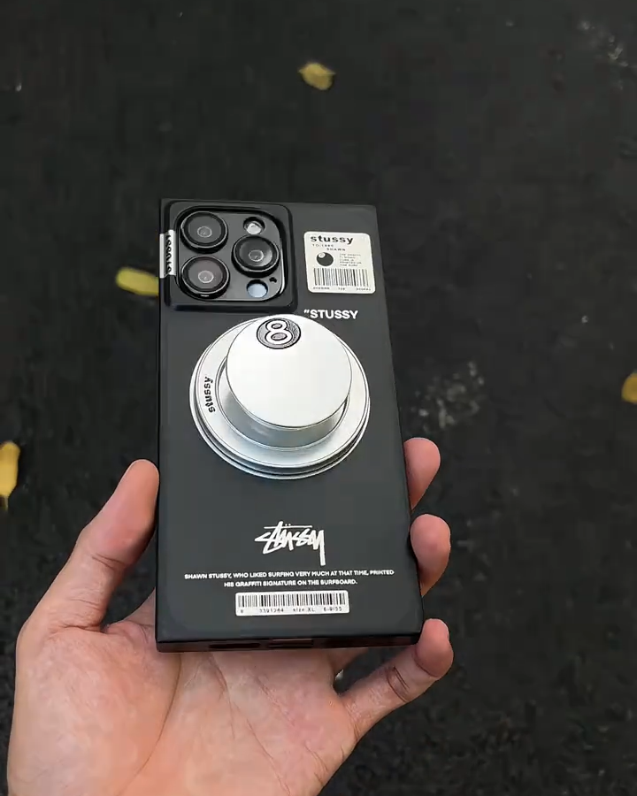 斯圖西絲印磁吸磨砂手機殼-ZUIHANG SHOP